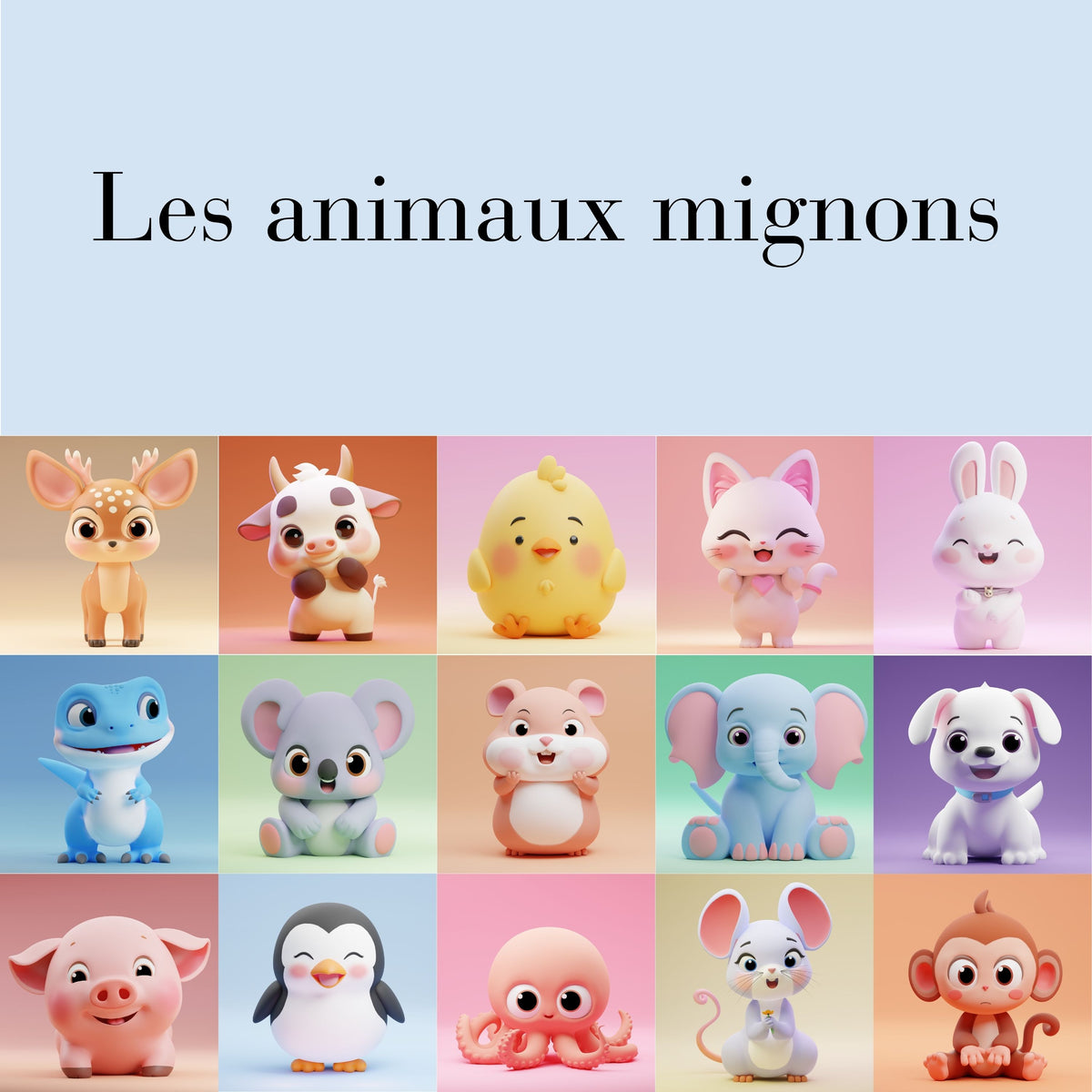 Collection Les 15 Animaux mignons